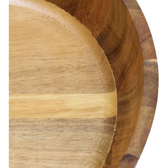Saladeira Com Colher E Garfo Para Salada 3 Peças Acácia Wood